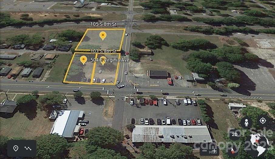 0.8 Acres of Commercial Land for Sale in Bessemer City, North Carolina