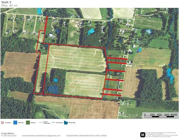 62.9 Acres of Agricultural Land for Sale in Hamersville, Ohio