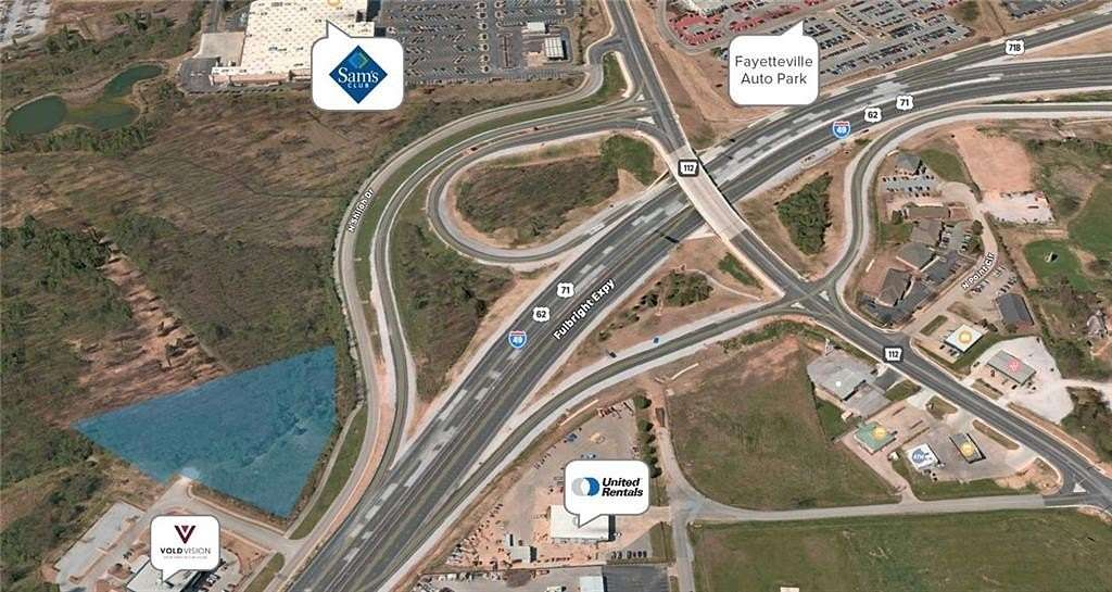 2.44 Acres of Commercial Land for Sale in Fayetteville, Arkansas