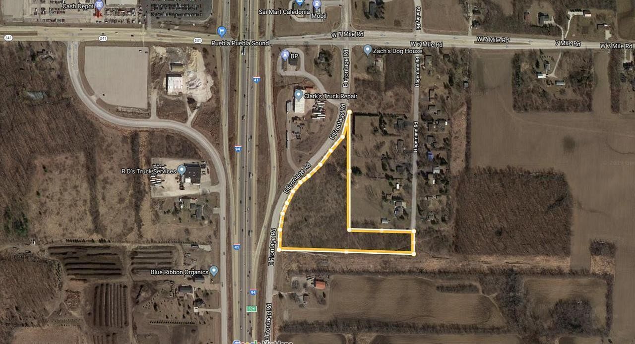 7.2 Acres of Commercial Land for Sale in Caledonia, Wisconsin