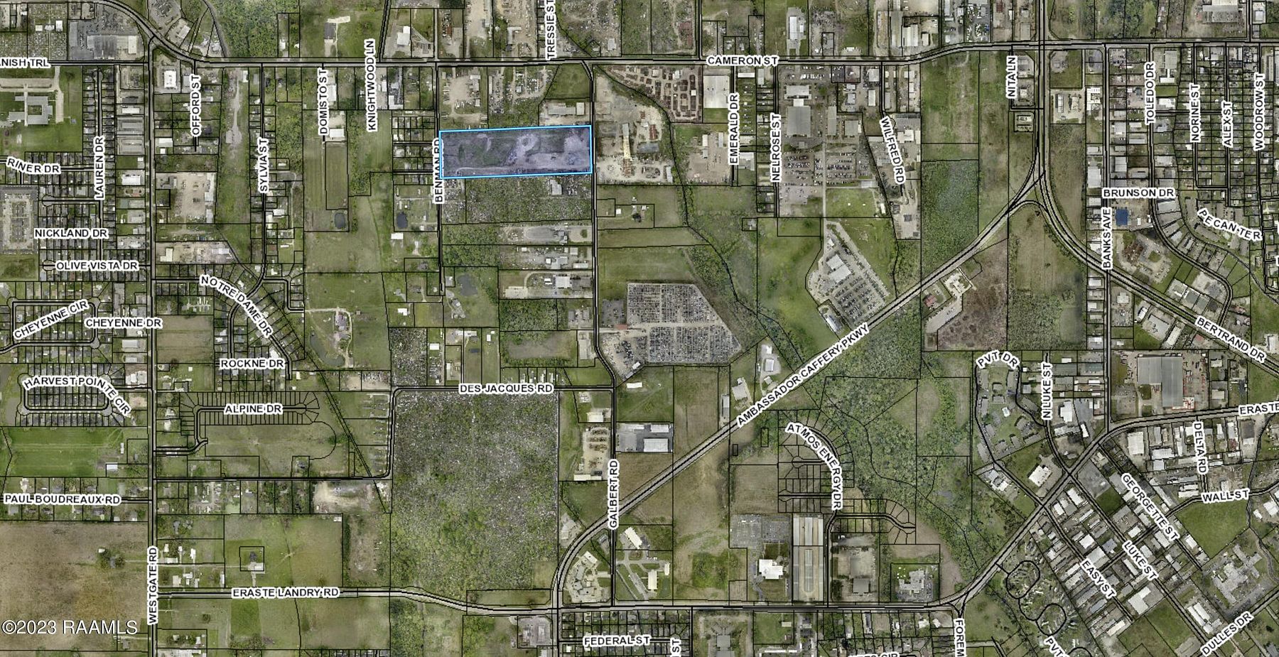 0.25 Acres of Commercial Land for Lease in Lafayette, Louisiana