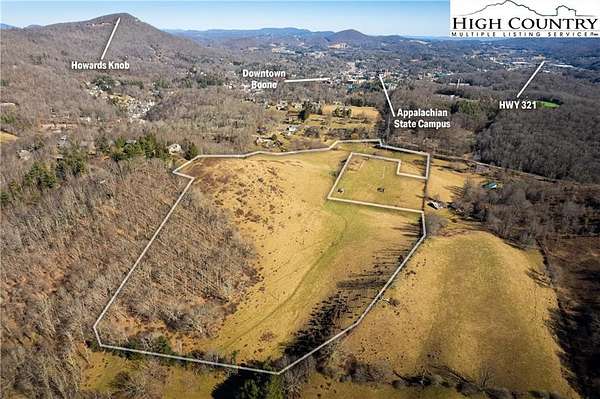 35.2 Acres of Agricultural & Residential Land for Sale in Boone, North Carolina
