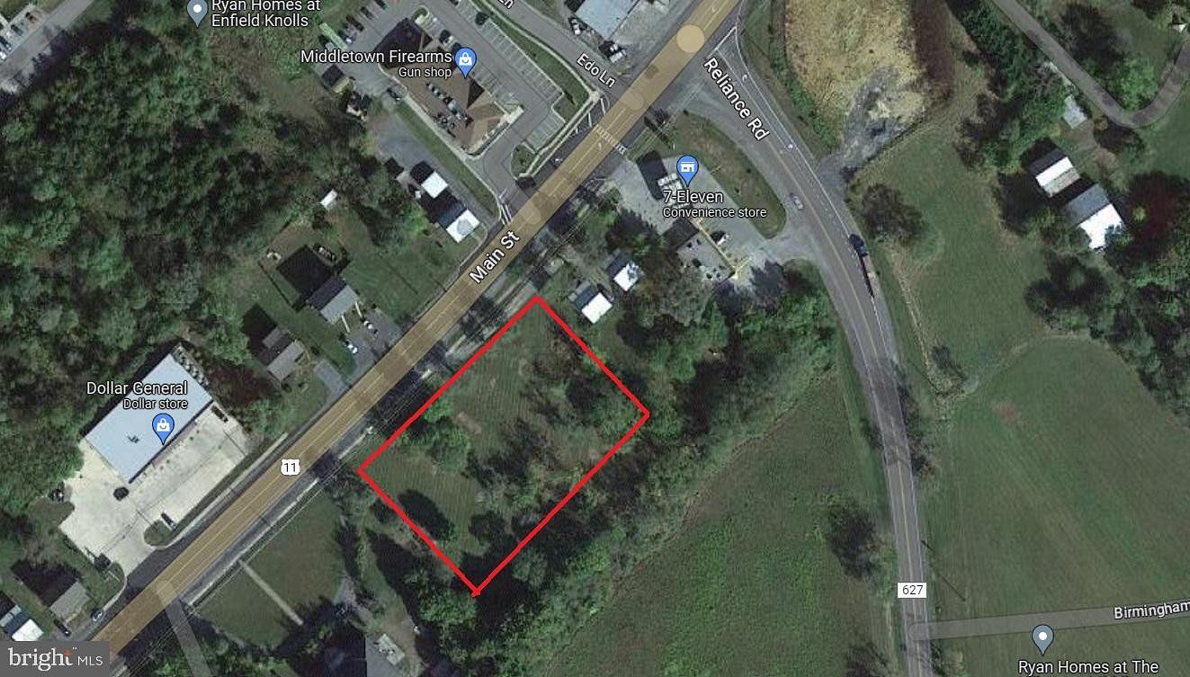 0.89 Acres of Commercial Land for Sale in Middletown, Virginia