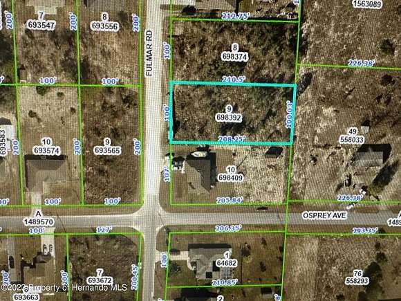 0.46 Acres of Residential Land for Sale in Weeki Wachee, Florida