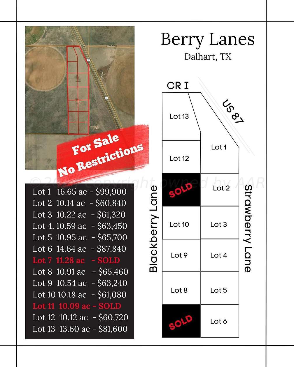 10 Acres of Land for Sale in Dalhart, Texas