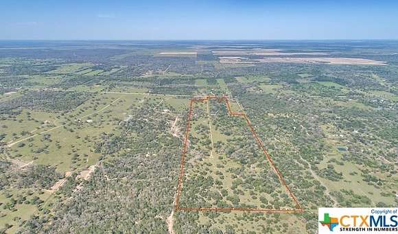 100.29 Acres of Land with Home for Sale in Edna, Texas