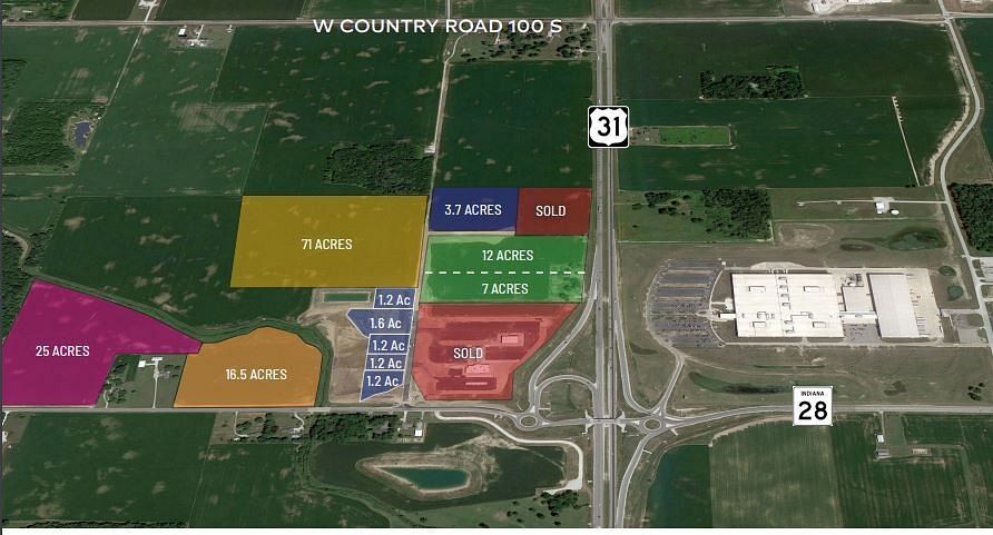 130 Acres of Land for Sale in Kempton, Indiana