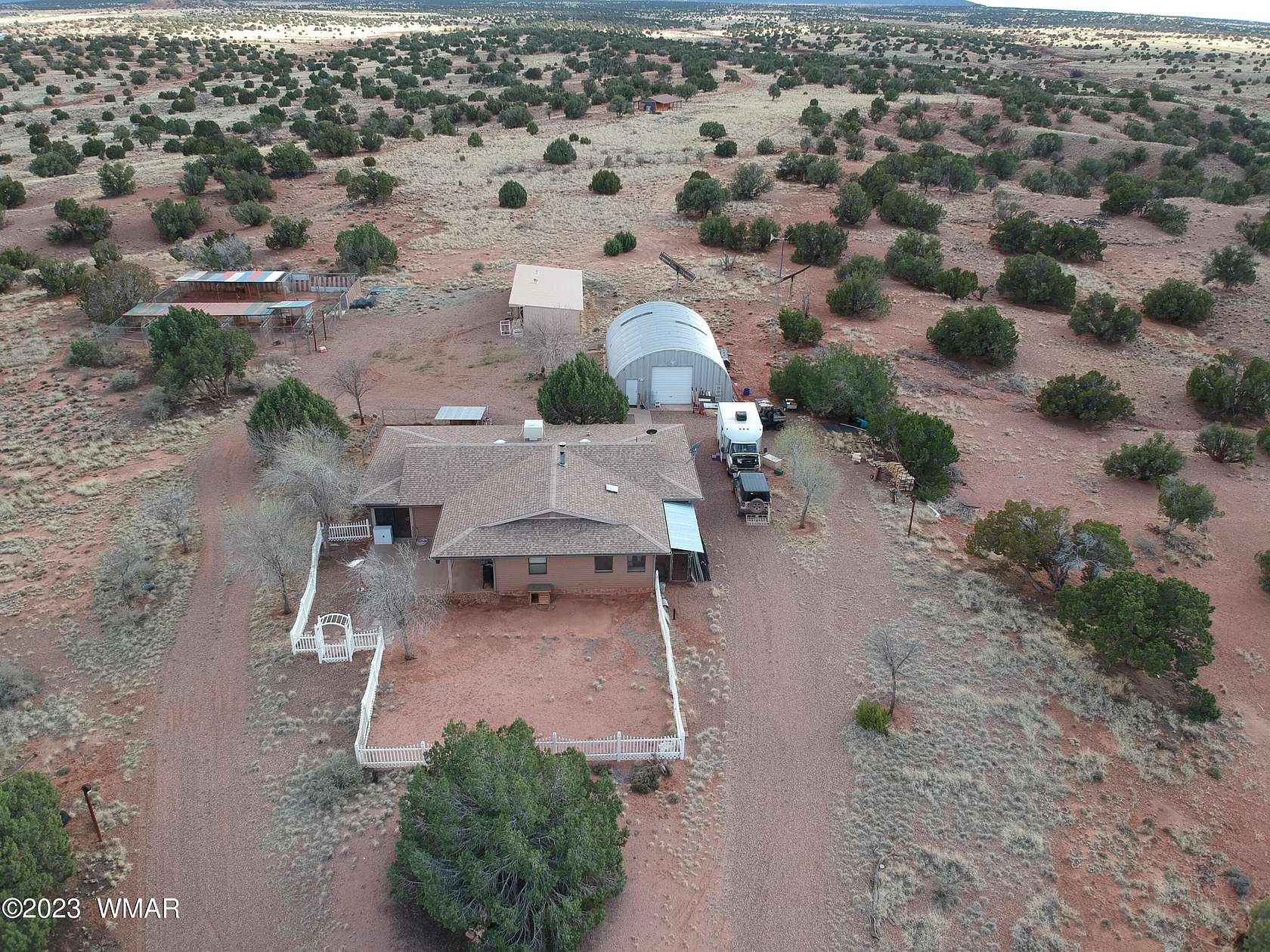 40 Acres of Land with Home for Sale in Concho, Arizona