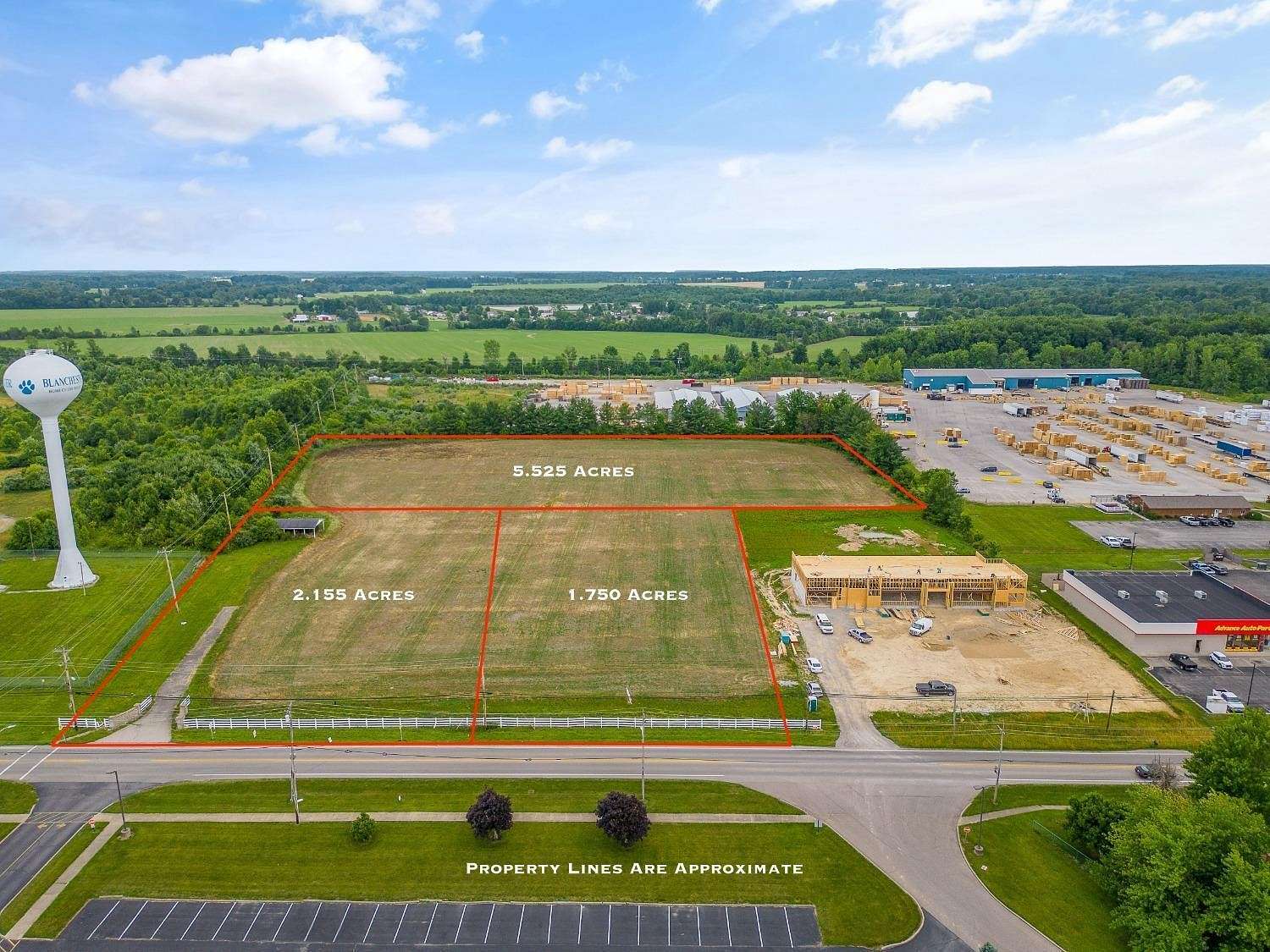 1.8 Acres of Commercial Land for Sale in Blanchester, Ohio