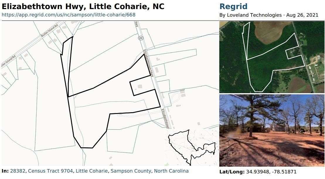 21 Acres of Land for Sale in Roseboro, North Carolina