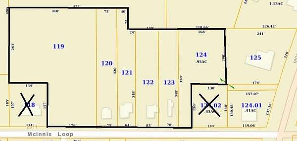5.5 Acres of Commercial Land for Sale in Hattiesburg, Mississippi