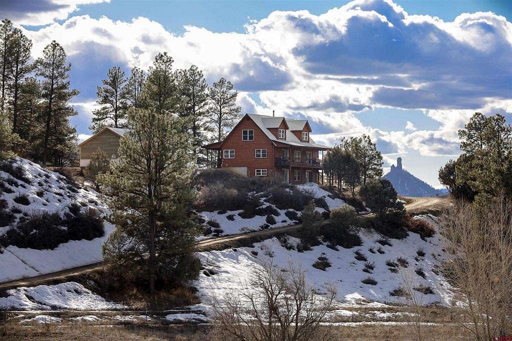24.6 Acres of Agricultural Land with Home for Sale in Pagosa Springs, Colorado