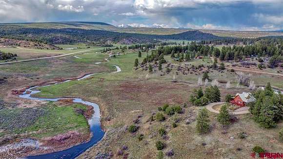 24.6 Acres of Agricultural Land with Home for Sale in Pagosa Springs, Colorado