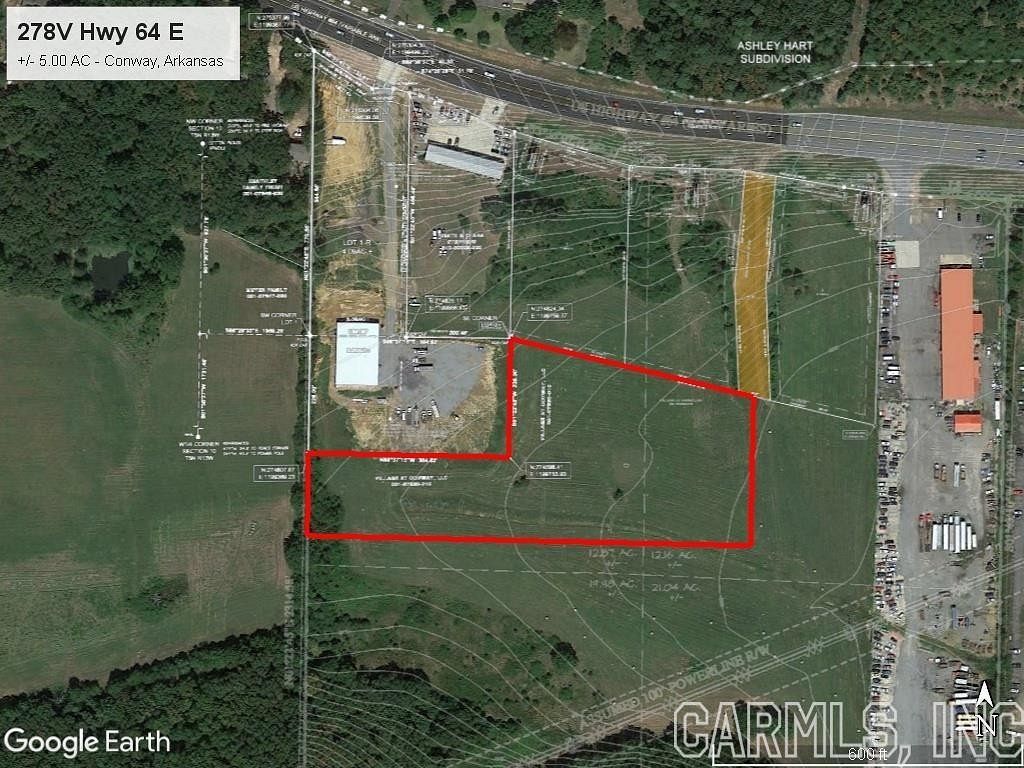 5 Acres of Land for Sale in Conway, Arkansas