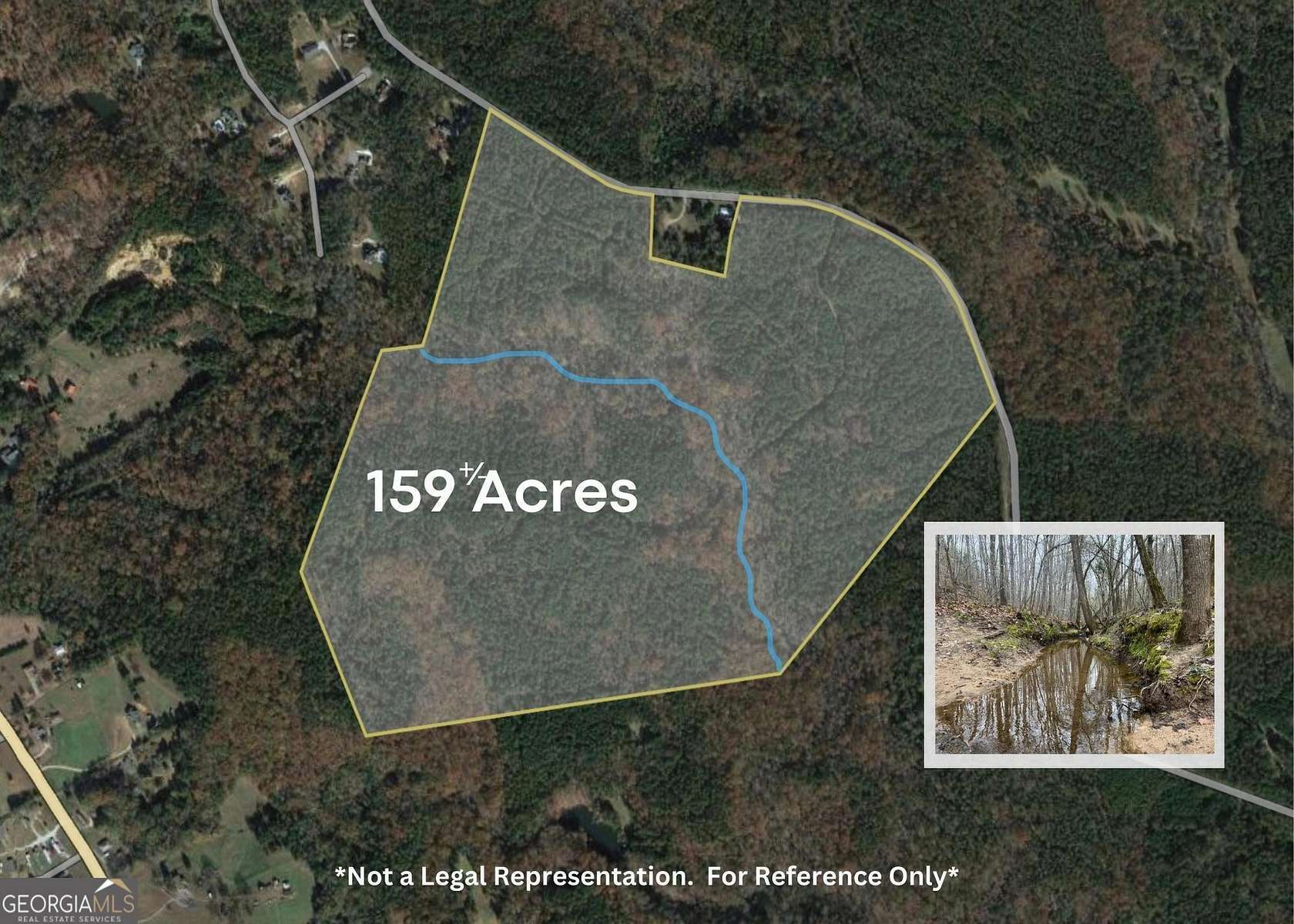 160 Acres of Recreational Land for Sale in Elberton, Georgia