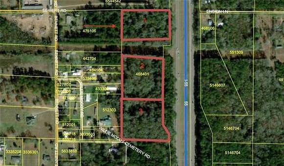 3.4 Acres of Land for Sale in Amite, Louisiana
