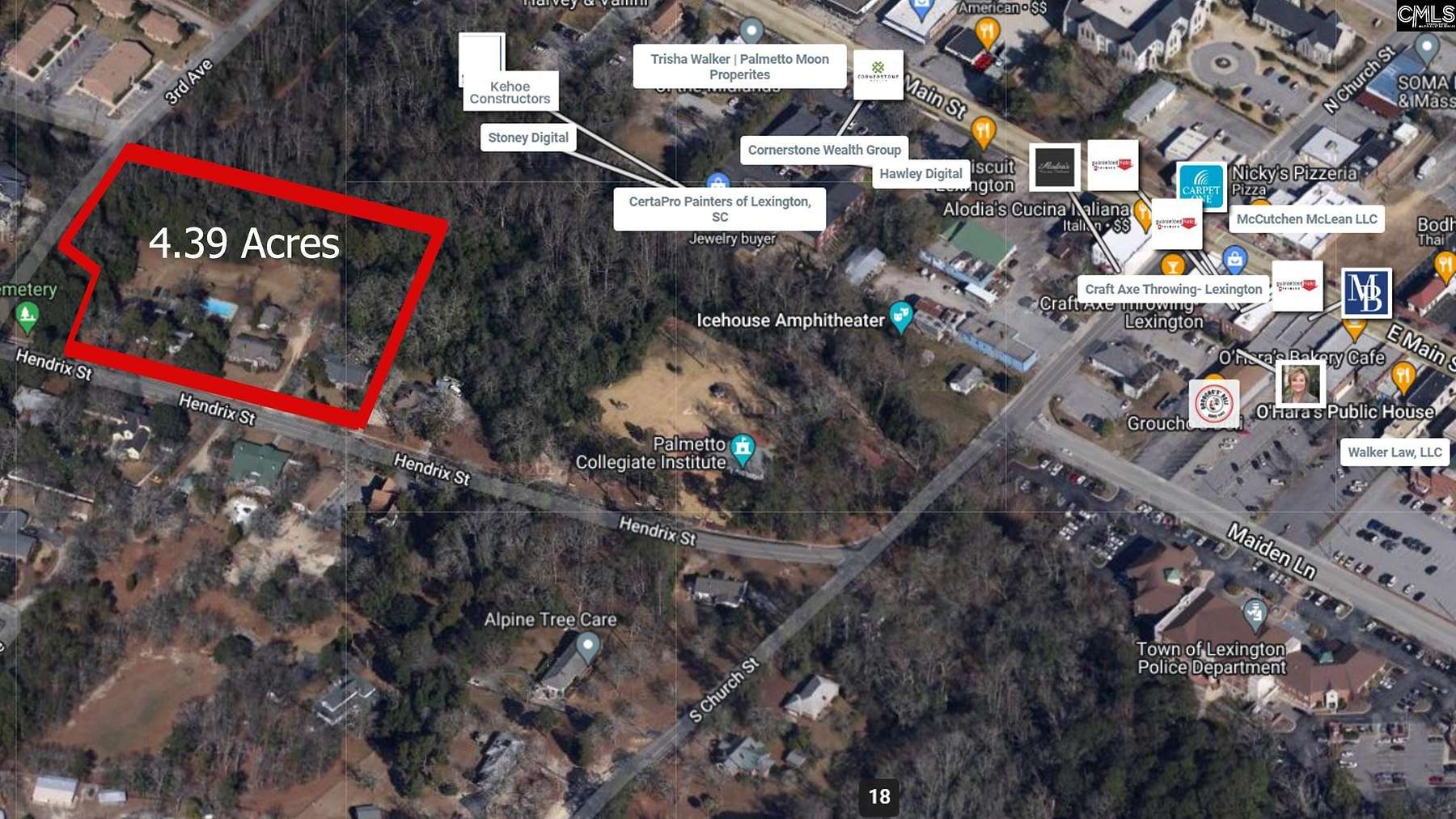 4.4 Acres of Mixed-Use Land for Sale in Lexington, South Carolina