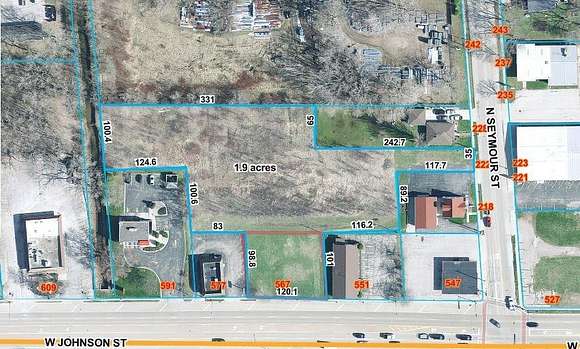 1.9 Acres of Commercial Land for Sale in Fond du Lac, Wisconsin