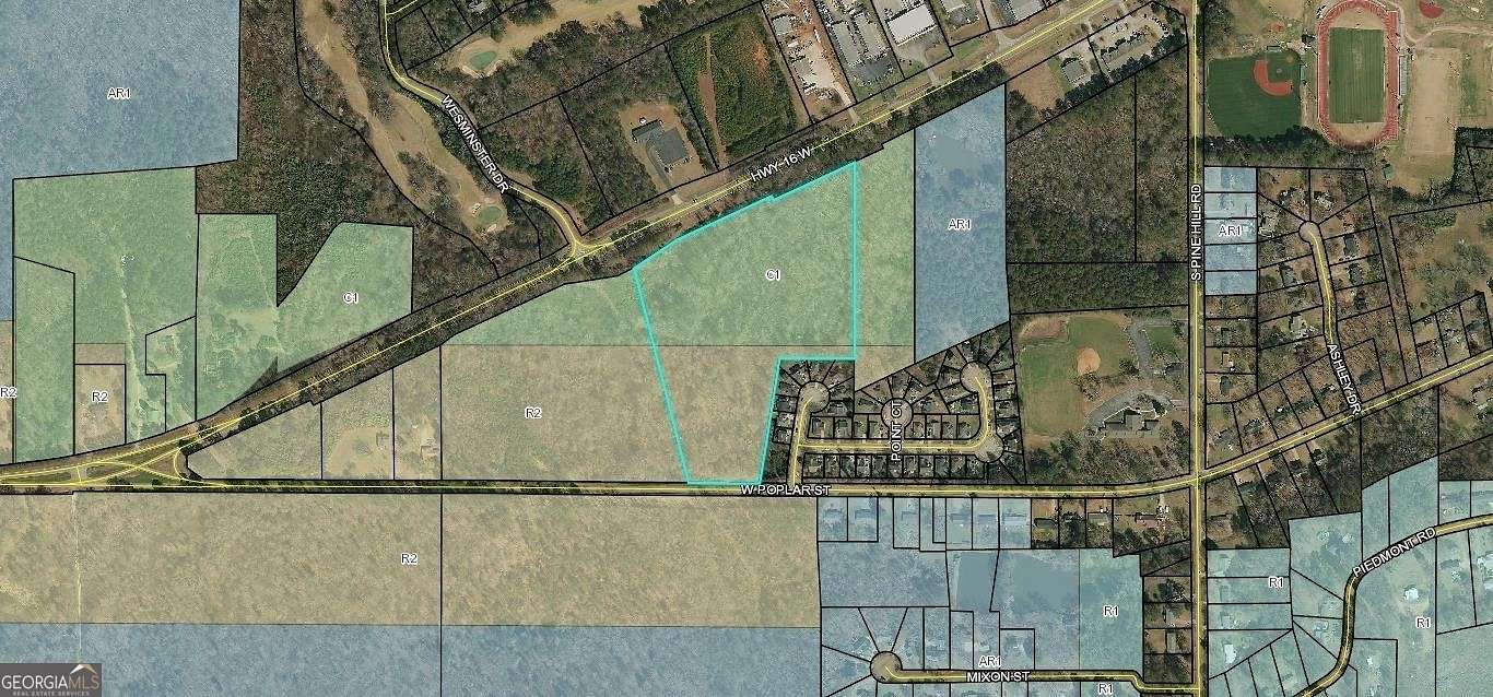 14.26 Acres of Commercial Land for Sale in Griffin, Georgia