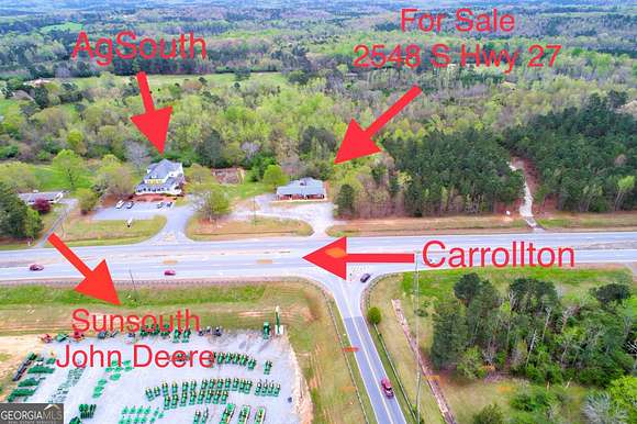 3 Acres of Improved Commercial Land for Sale in Carrollton, Georgia
