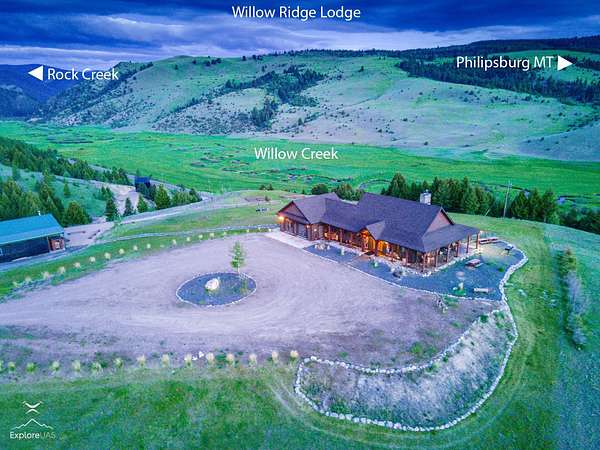 13.3 Acres of Recreational Land with Home for Sale in Philipsburg, Montana