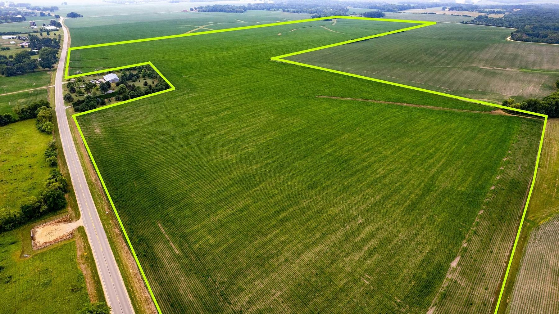 164 Acres of Agricultural Land for Sale in Oregon, Illinois