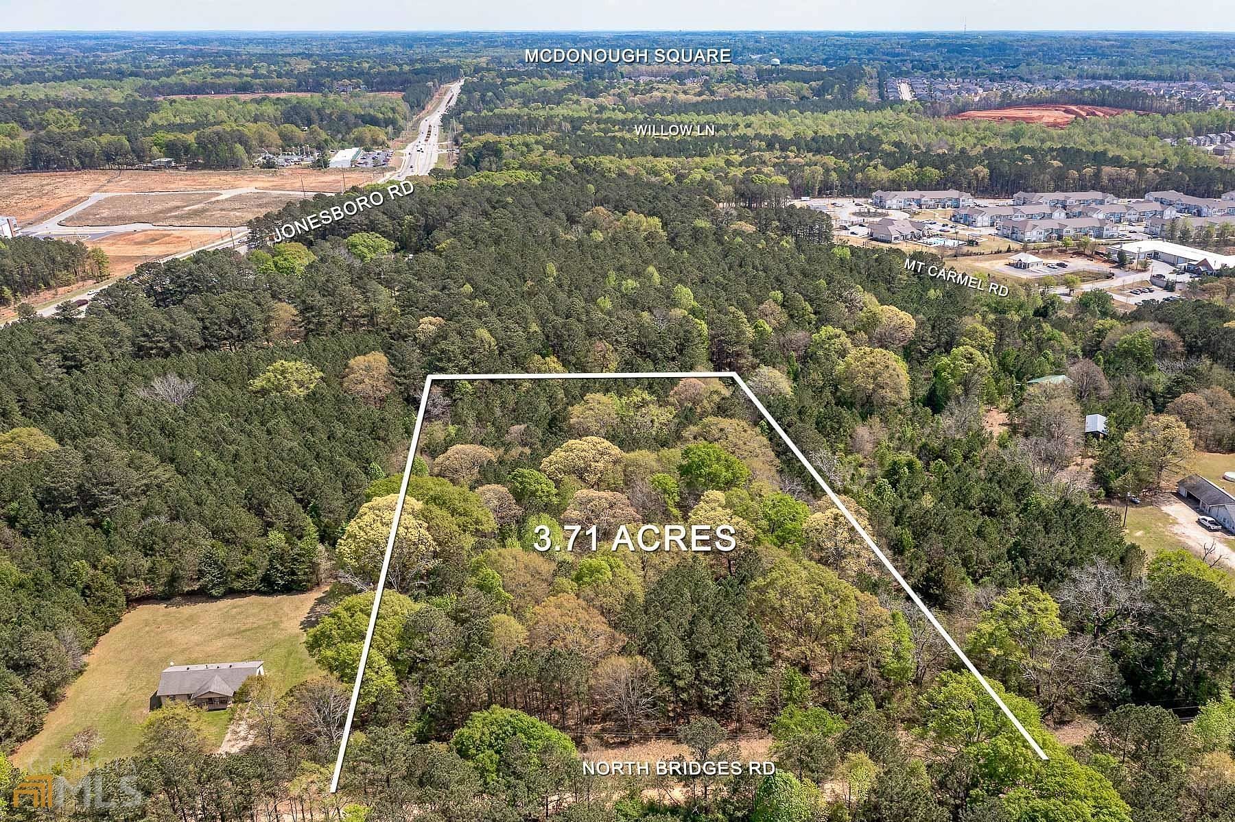 3.7 Acres of Commercial Land for Sale in McDonough, Georgia
