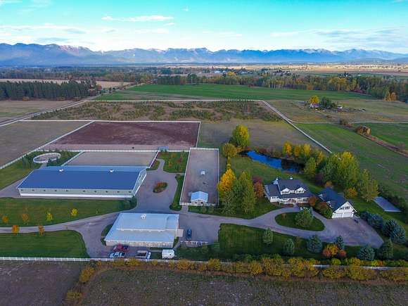 31.1 Acres of Agricultural Land with Home for Sale in Kalispell, Montana