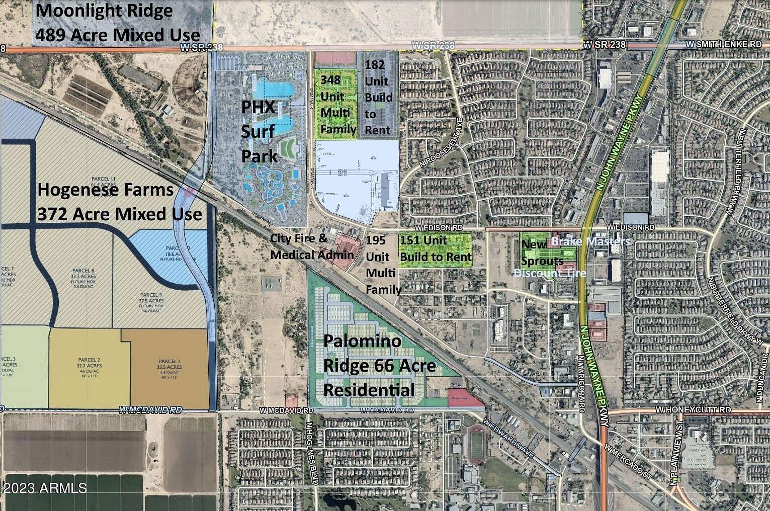 5.83 Acres of Commercial Land for Sale in Maricopa, Arizona