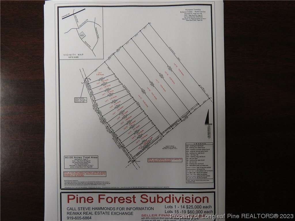 1.76 Acres of Residential Land for Sale in Fairmont, North Carolina