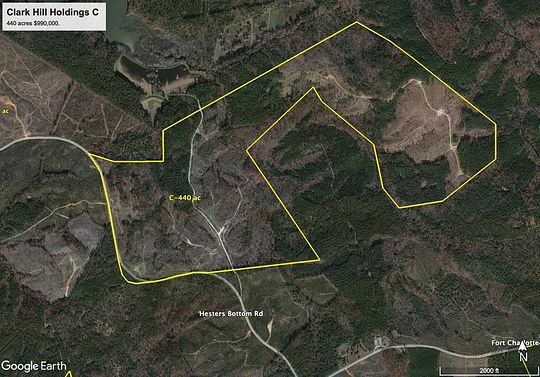 440 Acres of Land for Sale in Mount Carmel, South Carolina