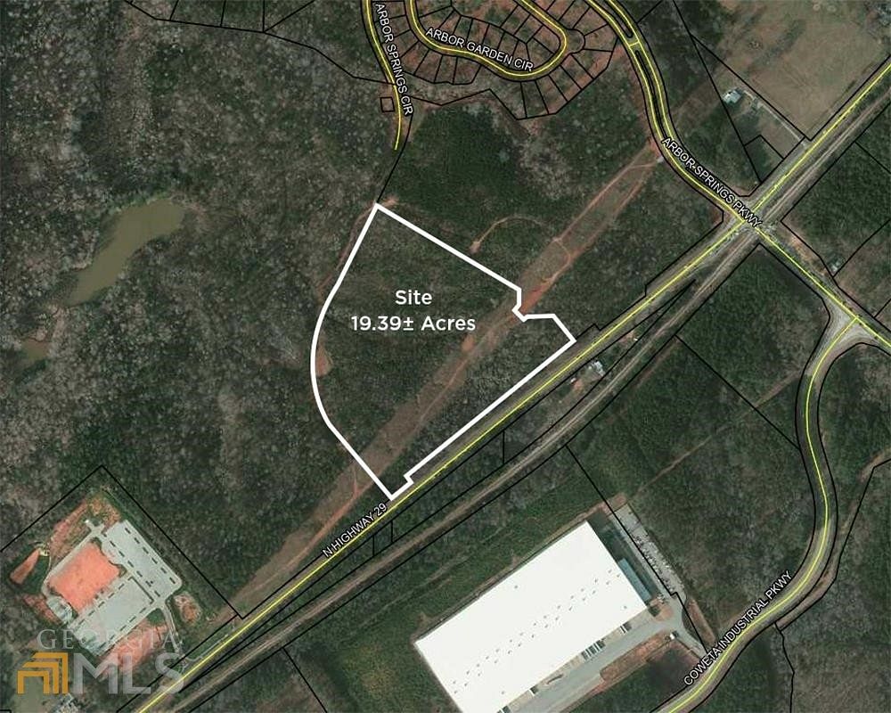 19 Acres of Commercial Land for Sale in Newnan, Georgia