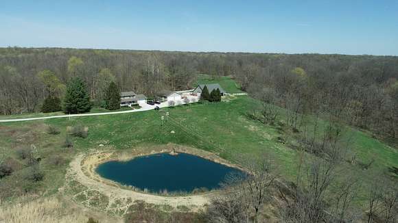128 Acres of Land with Home for Sale in Rockville, Indiana
