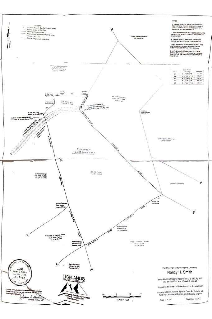 12.93 Acres of Recreational Land for Sale in Saltville, Virginia