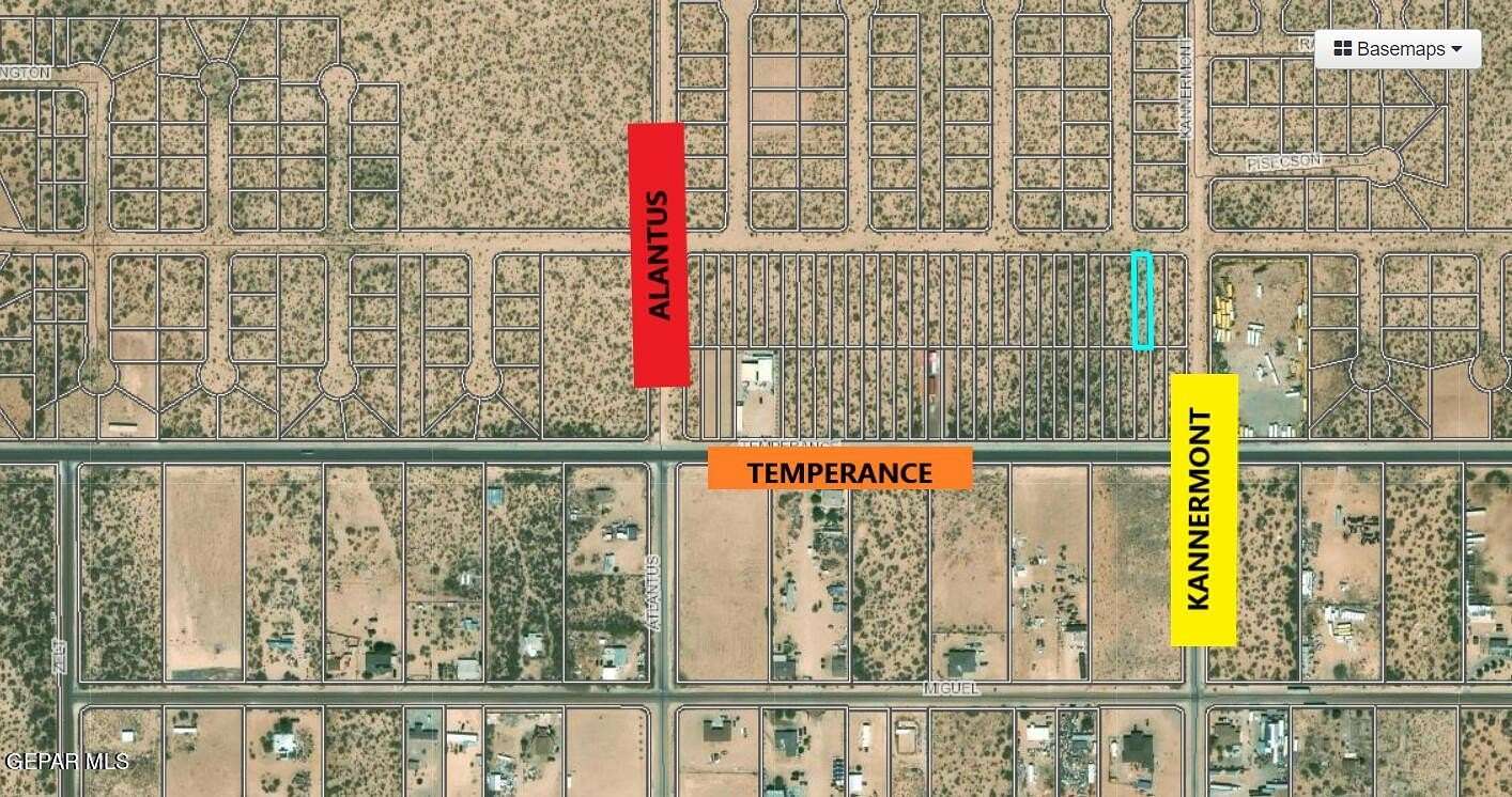 0.21 Acres of Residential Land for Sale in Horizon City, Texas