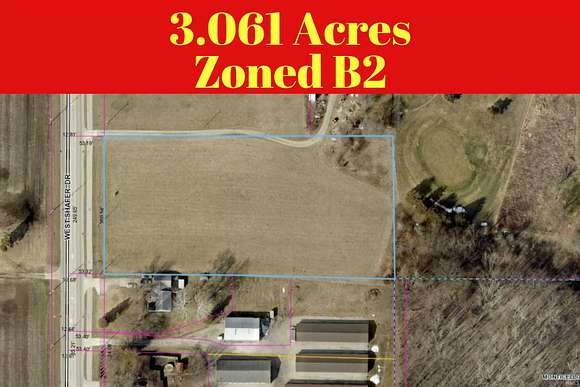 3.1 Acres of Commercial Land for Sale in Monticello, Indiana