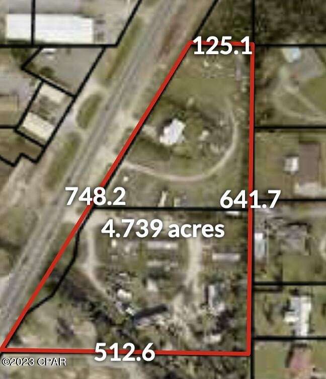 4.8 Acres of Commercial Land for Sale in Panama City, Florida