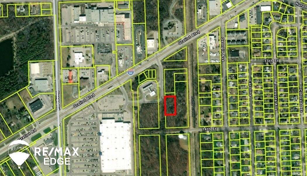0.59 Acres of Commercial Land for Sale in Marysville, Michigan