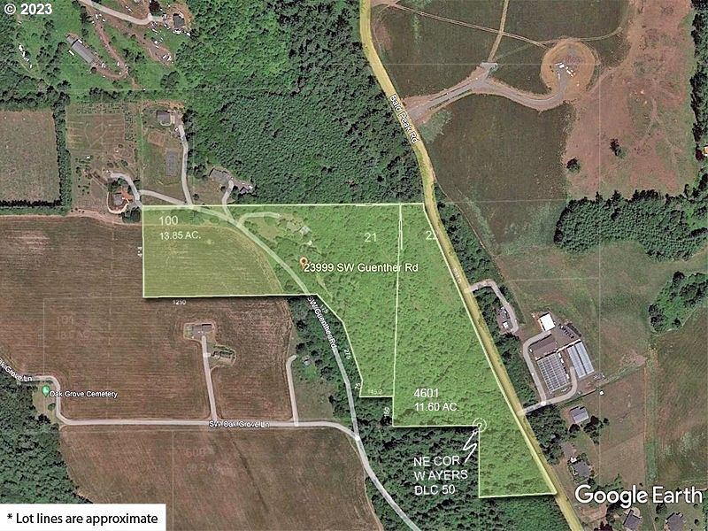25.5 Acres of Land for Sale in Hillsboro, Oregon