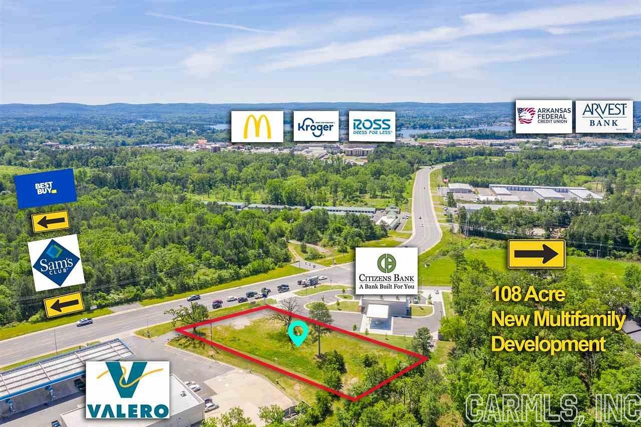 1.5 Acres of Commercial Land for Sale in Hot Springs, Arkansas