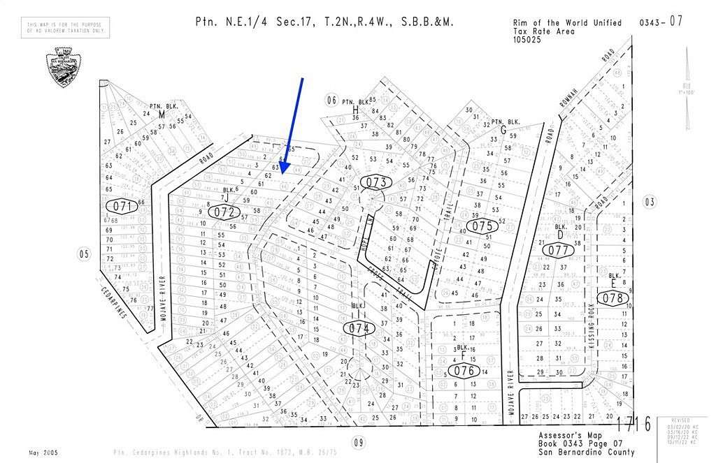 0.138 Acres of Residential Land for Sale in Cedarpines Park, California