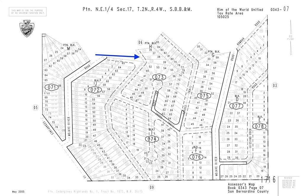 0.138 Acres of Residential Land for Sale in Cedarpines Park, California