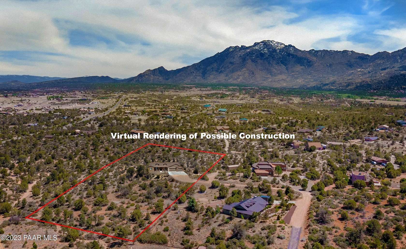4 Acres of Residential Land with Home for Sale in Prescott, Arizona
