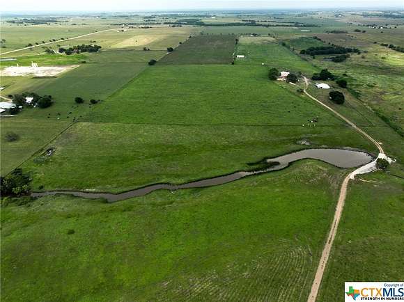 71 Acres of Agricultural Land with Home for Sale in Shiner, Texas