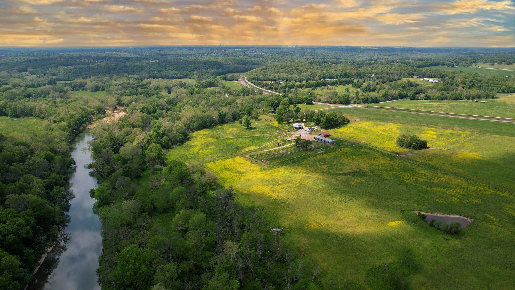 113 Acres of Recreational Land & Farm for Sale in Springfield, Missouri