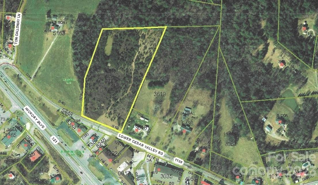 6.8 Acres of Commercial Land for Sale in Hudson, North Carolina