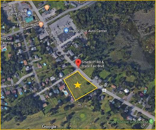 1.55 Acres of Commercial Land for Sale in Geddes Town, New York