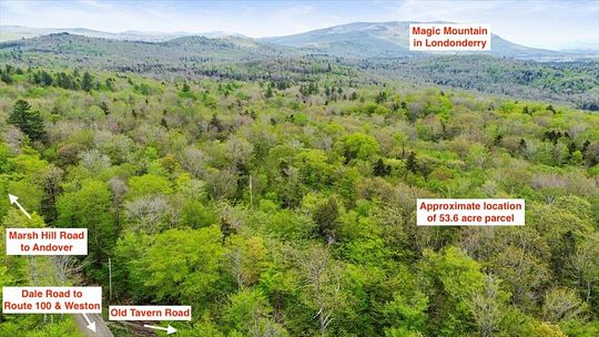 53.6 Acres of Land for Sale in Weston, Vermont