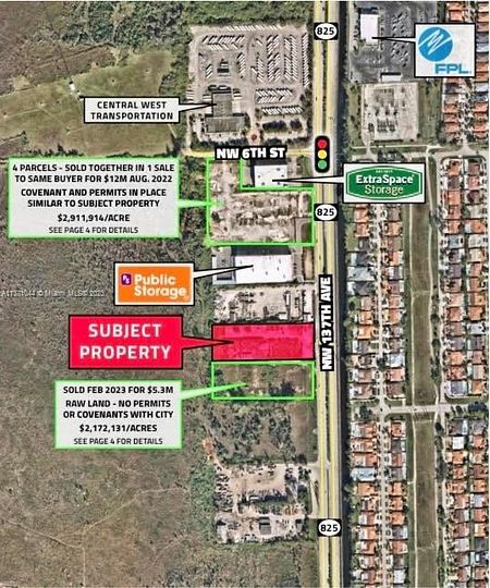 2.5 Acres of Commercial Land for Sale in Miami, Florida