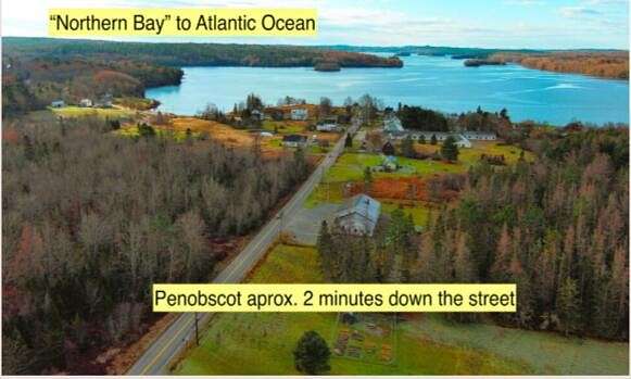 2.5 Acres of Residential Land with Home for Sale in Penobscot, Maine